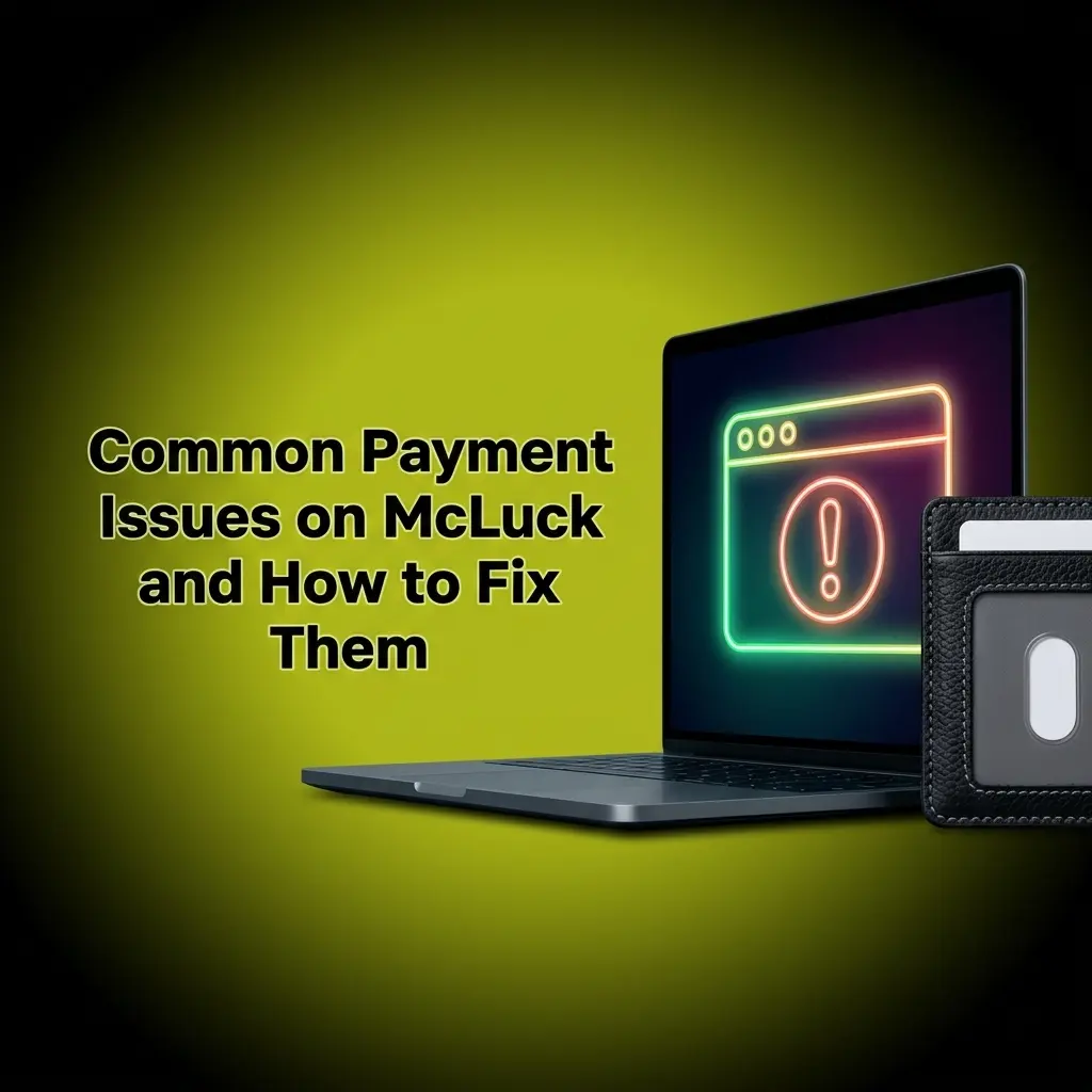 McLuck casino payment issues guide showing solutions for declined deposits, pending withdrawals, and account verification problems
