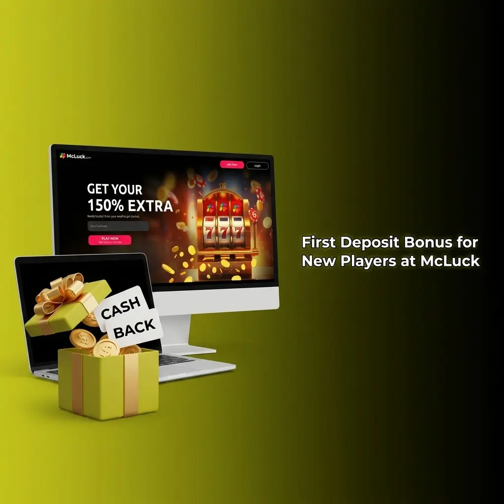 McLuck first deposit bonus offering GC 7,500 Gold Coins and SC 2.5 Free Sweeps Coins for new US players