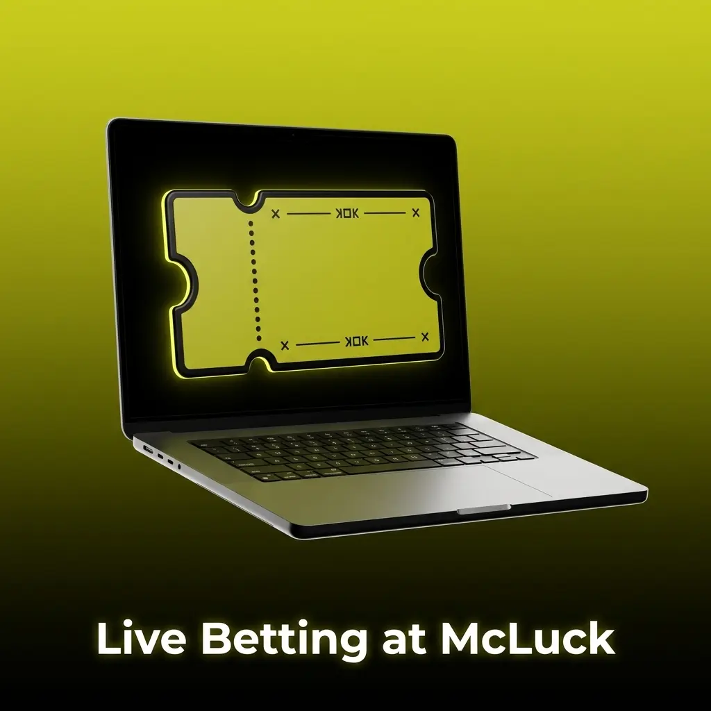 McLuck live betting interface showing real-time odds for NFL, NBA, MLB, NHL, soccer, and eSports with live scores