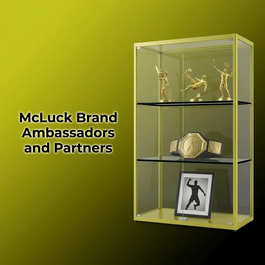 McLuck brand ambassadors and partnerships including High 5 Games collaboration and US sports media promotional campaigns
