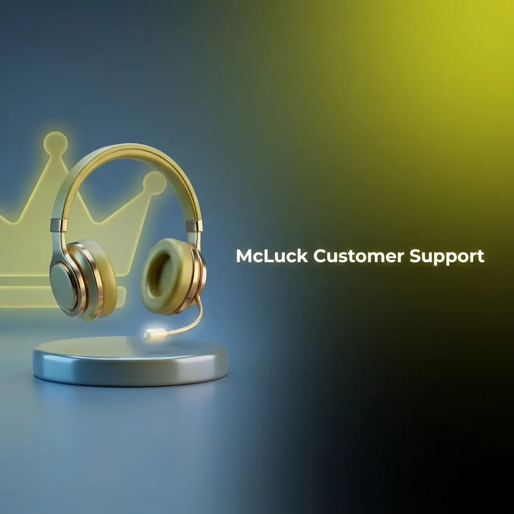 McLuck customer support options showing live chat, email, and help center contact methods for US players