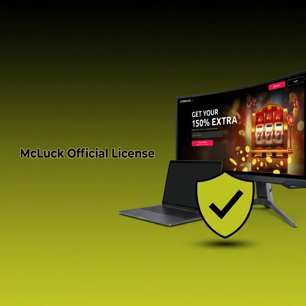 McLuck sweepstakes casino official license badge showing legal compliance under US federal sweepstakes law