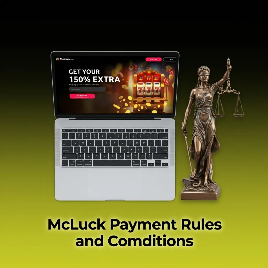 McLuck payment rules covering KYC verification, withdrawal conditions, SC 100 minimum, and US geographic restrictions