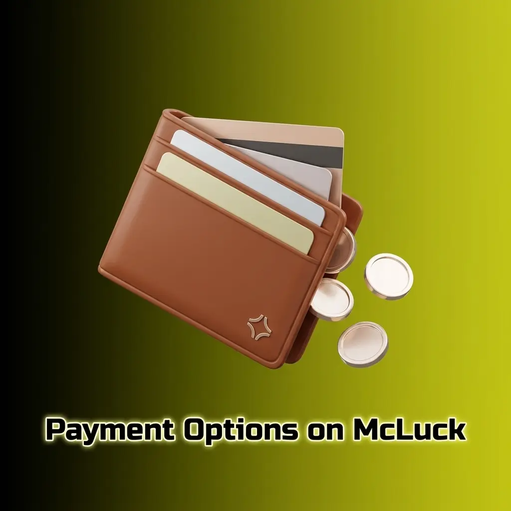 McLuck payment options including Visa, Mastercard, Apple Pay, Google Pay, PayPal, Skrill, and online banking for US players